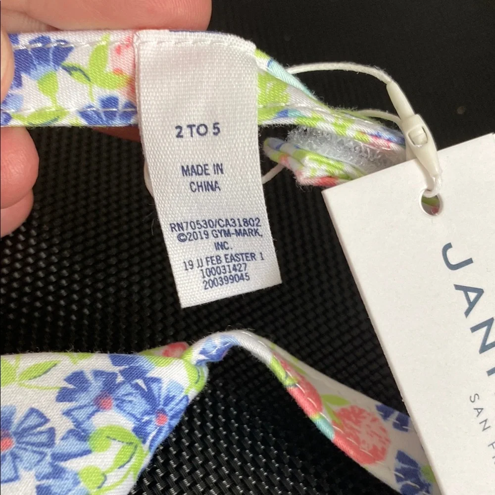 Janie and Jack Floral Kids Tie - Multicolor set